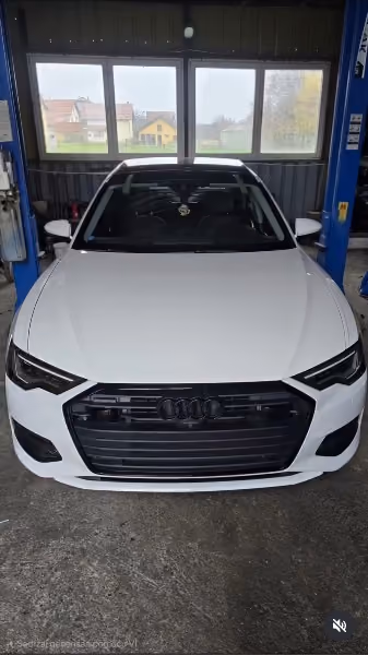 Audi A6, bijeli – servis auto-stakla u BN Glass radionici